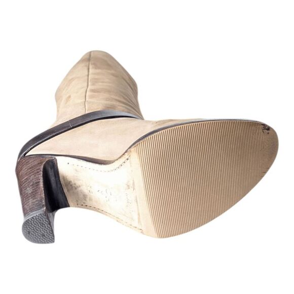 COLE HAAN Tantivy Tall Brown Leather Heeled Boot Size 7B - Picture 8 of 9